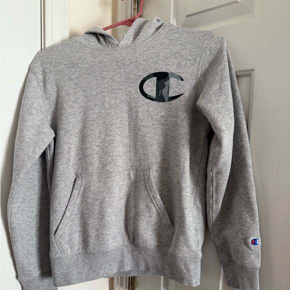 Champion Boys Heather Gray Hoodie Old Navy Hoodie And A Adidas Hoodie L-XL - Picture 1 of 9